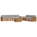 Set de canapele de exterior 8 pcs Gri natural și deschis - WALTI WALTI