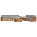 Set de canapele de exterior 8 pcs Gri natural și deschis - WALTI WALTI