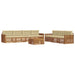 Set de canapele de exterior cu pernă 8 pcs Natural și Bej - WALTI WALTI