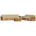 Set de canapele de exterior cu pernă 8 pcs Natural și Bej - WALTI WALTI