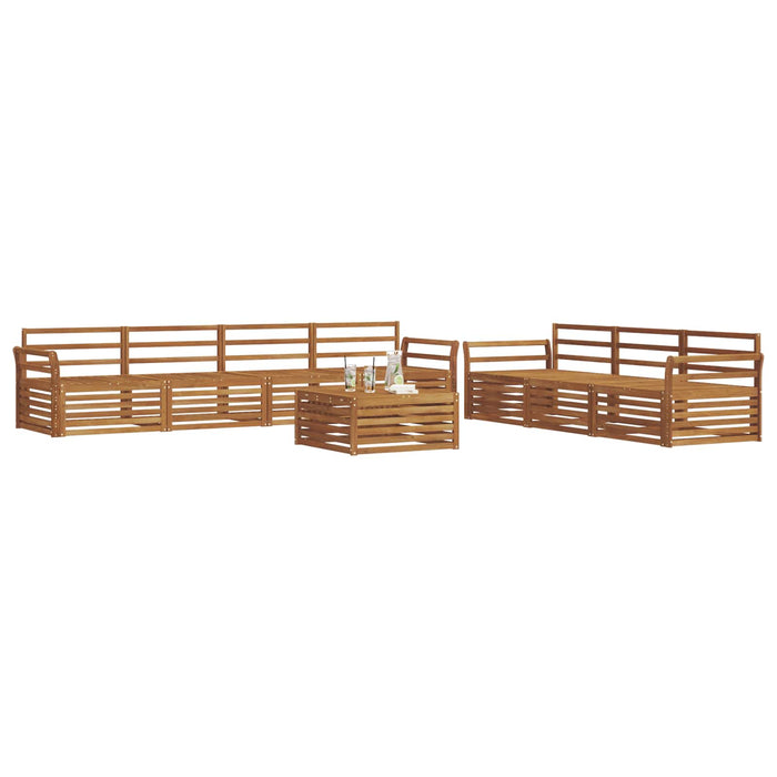Set de canapele de exterior 8 pcs natural - WALTI WALTI