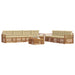 Set de canapele de exterior cu pernă 8 pcs Natural și Bej - WALTI WALTI