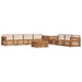Set de canapele de exterior 8 pcs natural - WALTI WALTI