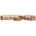 Set de canapele de exterior 8 pcs natural - WALTI WALTI