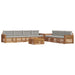 Set de canapele de exterior 8 pcs Gri natural și deschis - WALTI WALTI