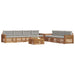 Set de canapele de exterior 8 pcs Gri natural și deschis - WALTI WALTI