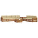Set de canapele de exterior cu pernă 8 pcs Natural și Bej - WALTI WALTI