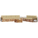 Set de canapele de exterior cu pernă 8 pcs Natural și Bej - WALTI WALTI