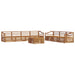 Set de canapele de exterior 8 pcs natural - WALTI WALTI