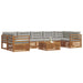 Set de canapele de exterior 24 pcs Gri natural și deschis - WALTI WALTI