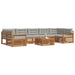 Set de canapele de exterior 24 pcs Gri natural și deschis - WALTI WALTI