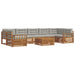 Set de canapele de exterior 24 pcs Gri natural și deschis - WALTI WALTI