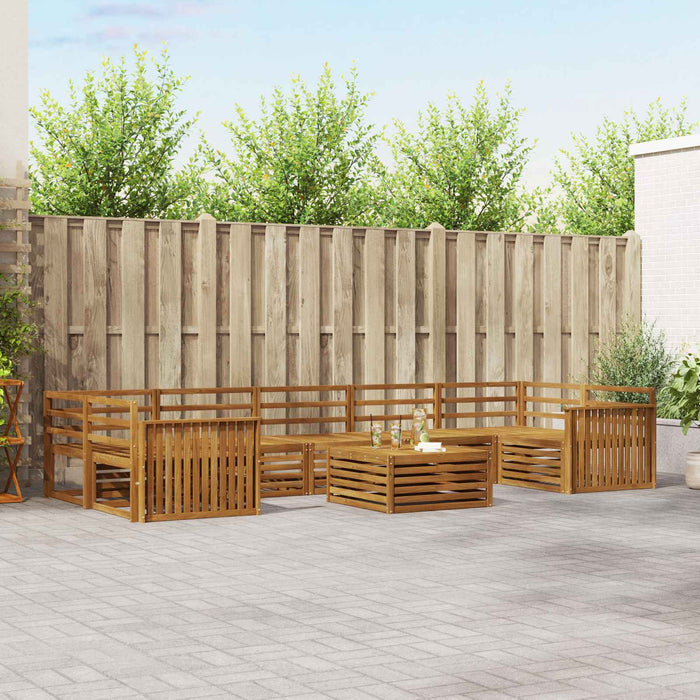 Set de canapele de exterior 8 pcs natural - WALTI WALTI
