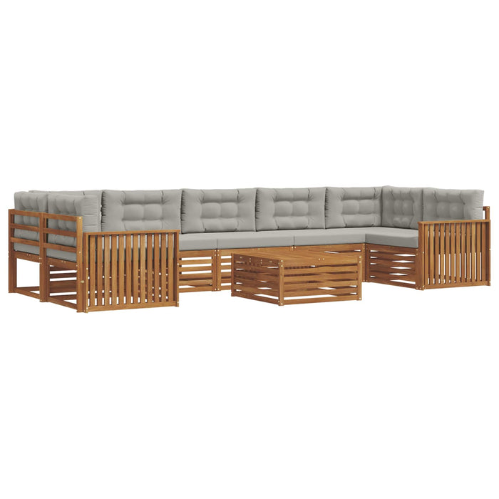 Set de canapele de exterior 24 pcs Gri natural și deschis - WALTI WALTI