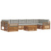 Set de canapele de exterior 24 pcs Gri natural și deschis - WALTI WALTI