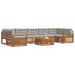 Set de canapele de exterior 24 pcs Gri natural și deschis - WALTI WALTI