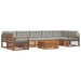 Set de canapele de exterior 24 pcs Gri natural și deschis - WALTI WALTI