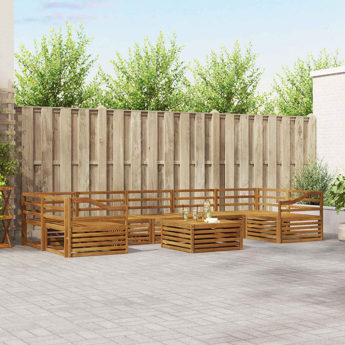 Set de canapele de exterior 8 pcs natural - WALTI WALTI