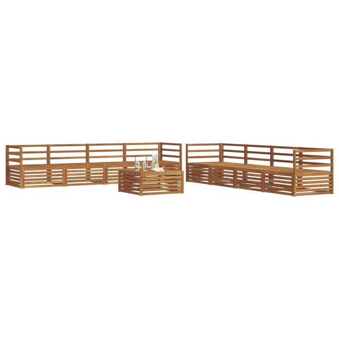 Set de canapele de exterior 9 pcs natural - WALTI WALTI