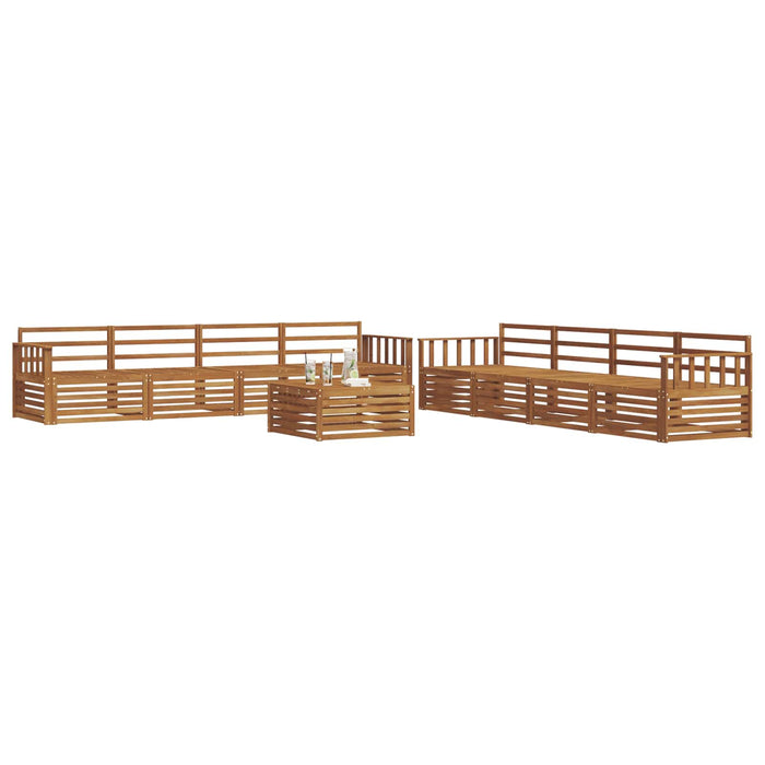 Set de canapele de exterior 9 pcs natural - WALTI WALTI