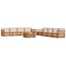 Set de canapele de exterior 9 pcs natural - WALTI WALTI