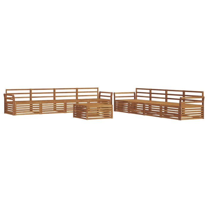 Set de canapele de exterior 9 pcs natural - WALTI WALTI