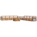 Set de canapele de exterior 9 pcs natural - WALTI WALTI
