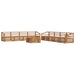Set de canapele de exterior 9 pcs natural - WALTI WALTI