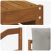 Set de canapele de exterior 9 pcs Gri natural și deschis - WALTI WALTI