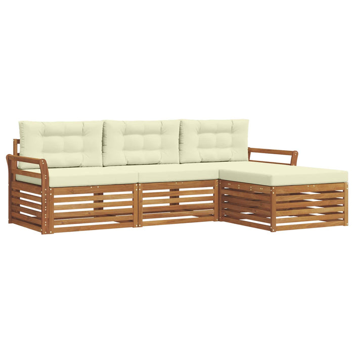 Set de canapele de exterior Natural și Crem 254 x 162,5 x 73 cm WALTI