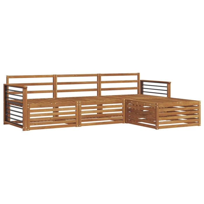 Set de canapele de exterior natural 249,5 x 162,5 x 73 cm WALTI