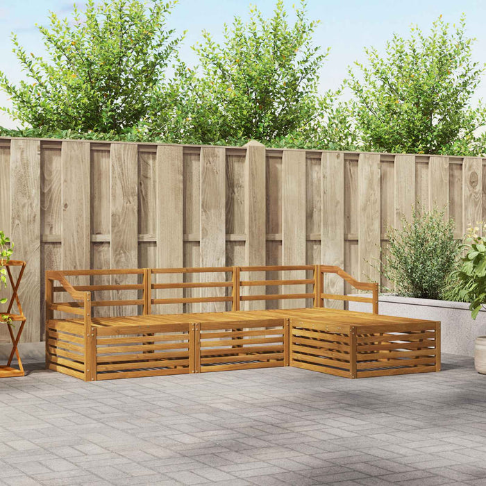 Set de canapele de exterior natural 245,5 x 162,5 x 73 cm WALTI