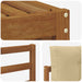 Set de canapele de exterior cu pernă 6 pcs Natural și Bej - WALTI WALTI