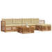 Set de canapele de exterior cu pernă 6 pcs Natural și Bej - WALTI WALTI