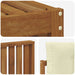Set de canapele de exterior cu pernă 6 pcs Natural și Crem - WALTI WALTI