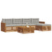 Set de canapele de exterior 6 pcs Gri natural și deschis - WALTI WALTI