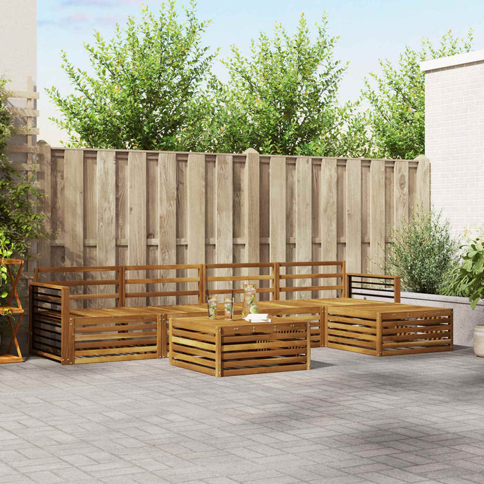 Set de canapele de exterior 6 pcs natural - WALTI WALTI