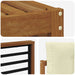 Set de canapele de exterior cu pernă 6 pcs Natural și Crem - WALTI WALTI