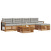 Set de canapele de exterior 6 pcs Gri natural și deschis - WALTI WALTI
