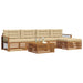 Set de canapele de exterior cu pernă 6 pcs Natural și Bej - WALTI WALTI