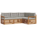 Set de canapele de exterior 13 pcs Gri natural și deschis - WALTI WALTI