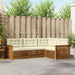 Set de canapele de exterior cu pernă 4 pcs Natural și Crem - WALTI WALTI