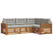 Set de canapele de exterior 13 pcs Gri natural și deschis - WALTI WALTI