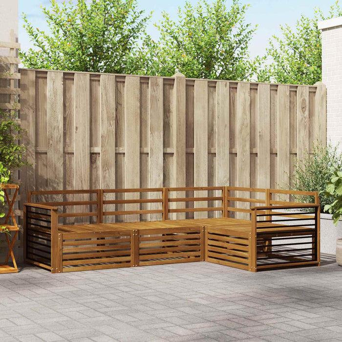Set de canapele de exterior 4 pcs natural - WALTI WALTI