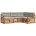 Set de canapele de exterior 13 pcs Gri natural și deschis - WALTI WALTI
