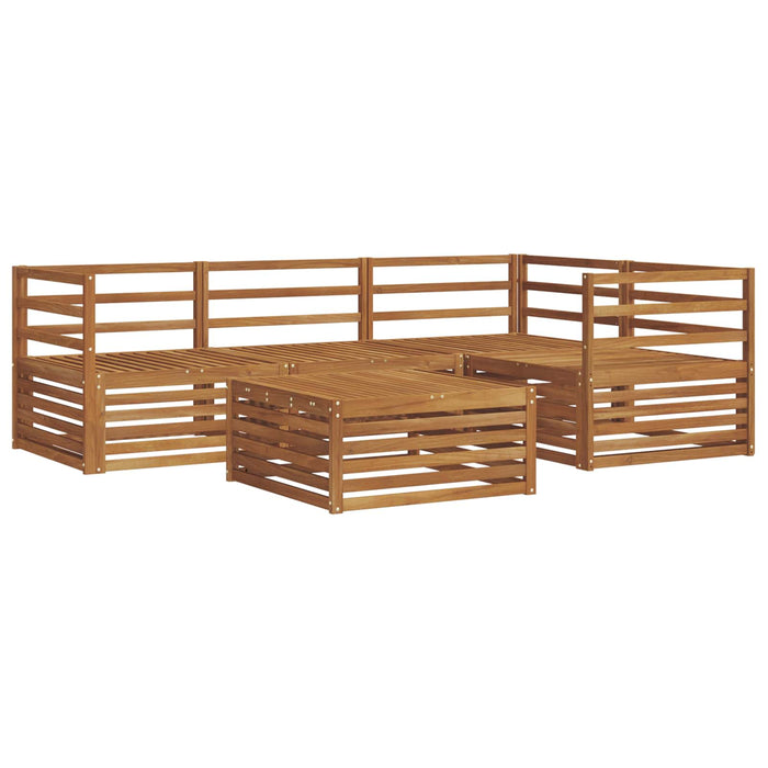 Set de canapele de exterior 5 pcs natural Lemn Solid de Acacia - WALTI WALTI