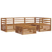 Set de canapele de exterior 5 pcs natural Lemn Solid de Acacia - WALTI WALTI