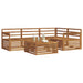 Set de canapele de exterior 5 pcs natural Lemn Solid de Acacia - WALTI WALTI