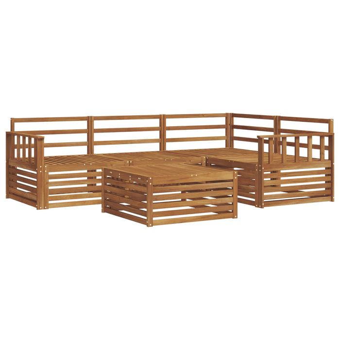 Set de canapele de exterior 5 pcs natural Lemn Solid de Acacia - WALTI WALTI