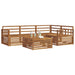 Set de canapele de exterior 5 pcs natural Lemn Solid de Acacia - WALTI WALTI